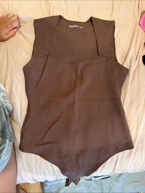 Abercrombie & Fitch Brown Sleeveless Kids Bodysuit